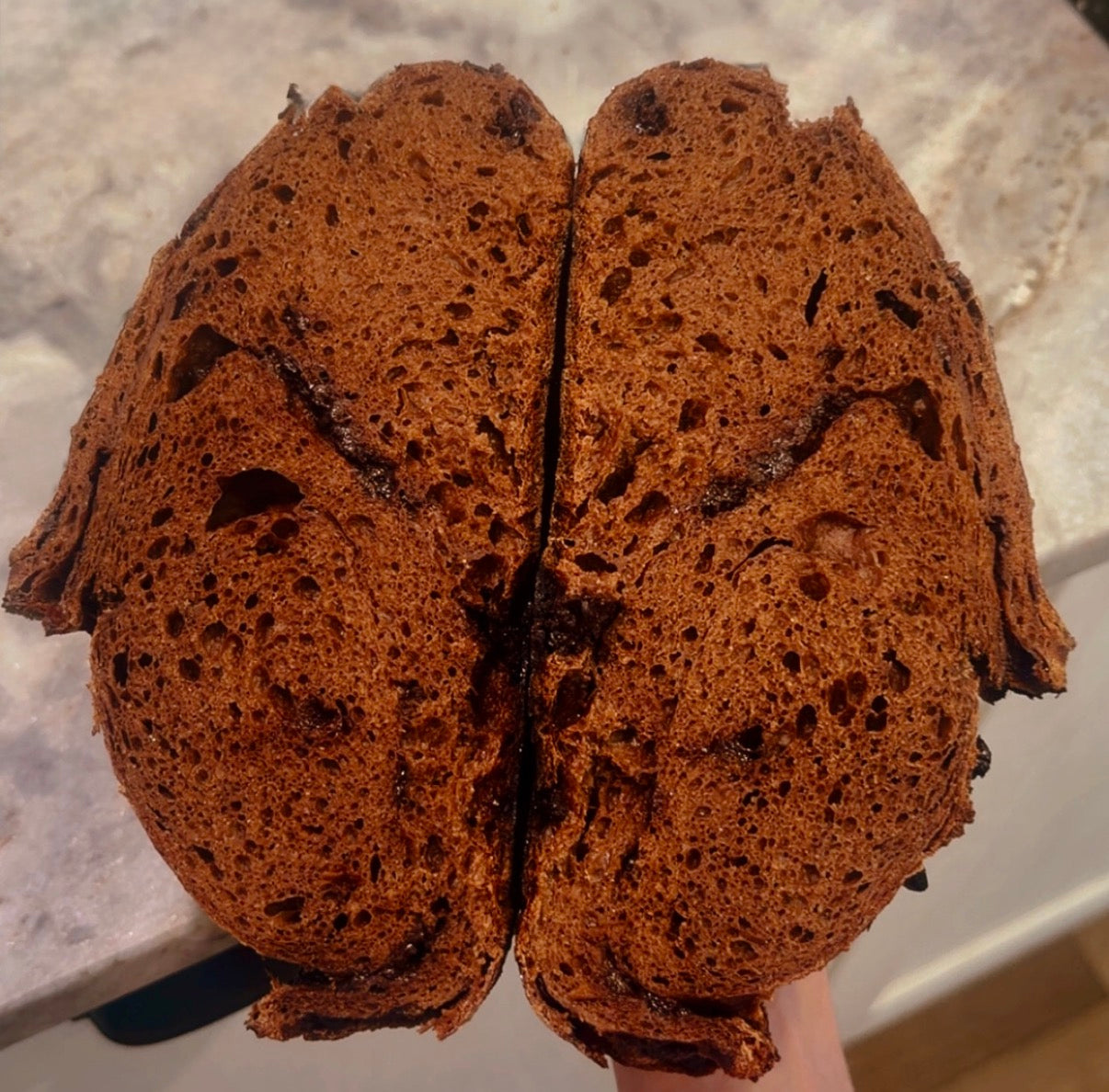 Double Chocolate Sourdough Loaf